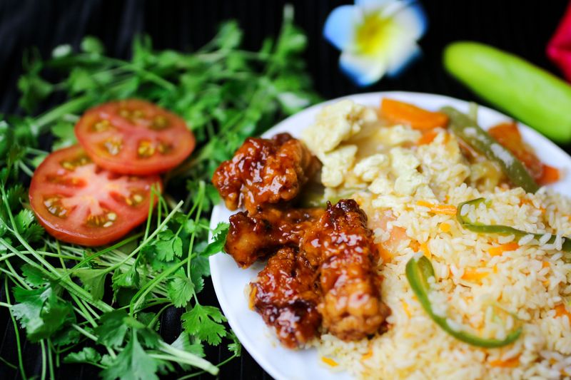 Mango Habanero Wings with tropical heat glaze